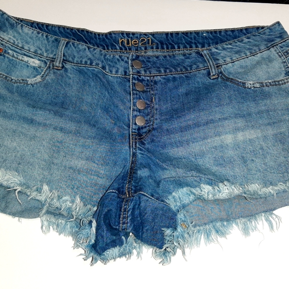 Low Waist Denim Shorts